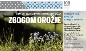 Promenadni koncert Orkestra oboroženih sil Zvezne republike Nemčije in koncert vojaških orkestrov Zbogom orožje